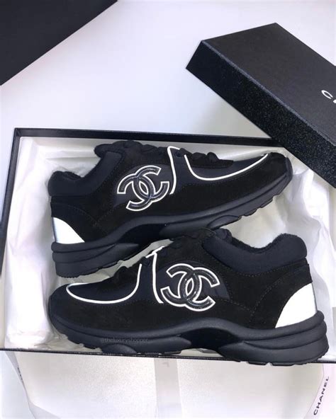 chanel runners|chanel runner black reflective.